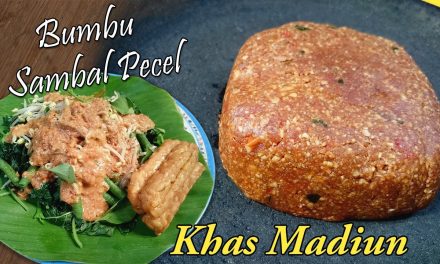 Resep Sambel Pecel Madiun Versi Sehat Untuk Keluarga