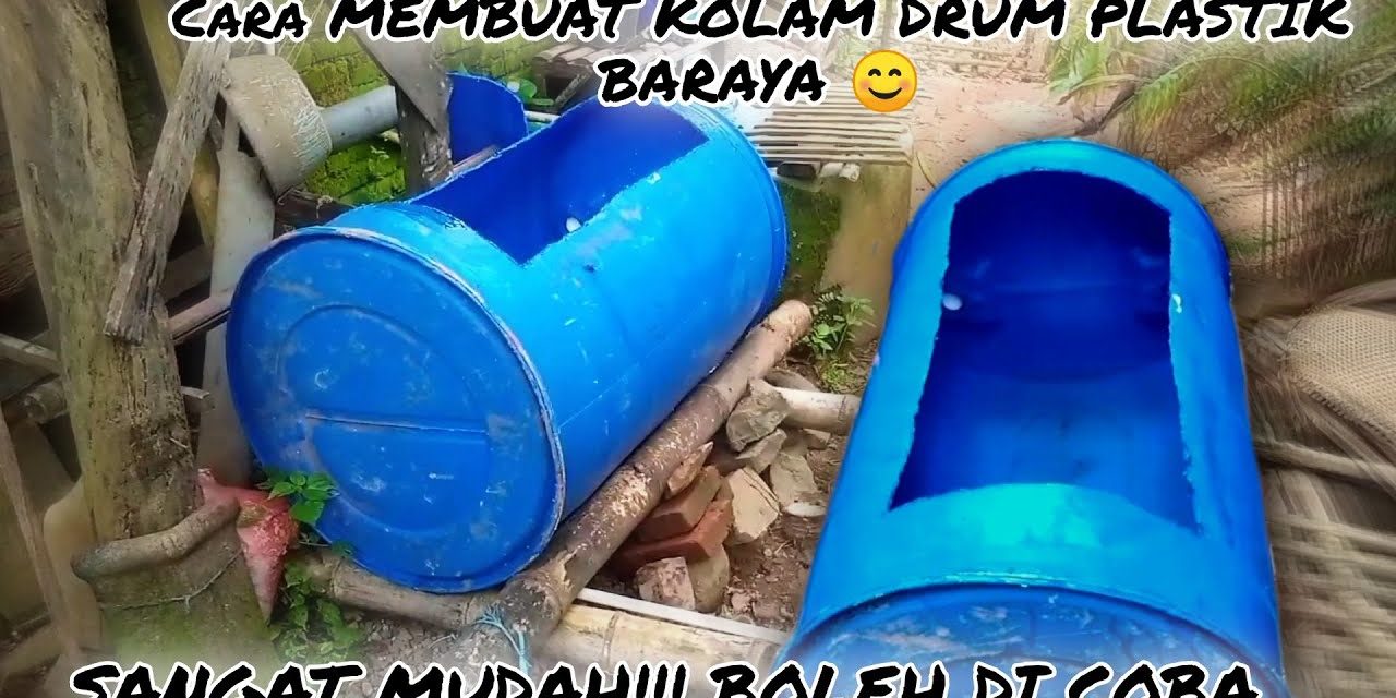 Drum Plastik Jadi Kolam? Ini Cara Budidaya Ikannya