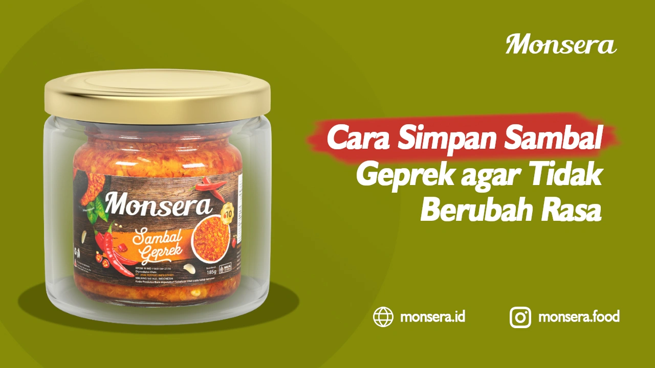 Cara Efektif Menyimpan Sambal