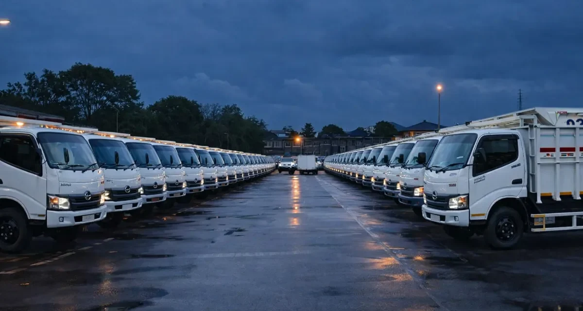 Ribuan Truk Hino Motors Dukung Koperasi Desa Merah Putih