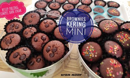 Brownies Kering Takaran Gelas Anti Gagal, Cocok Untuk Pemula