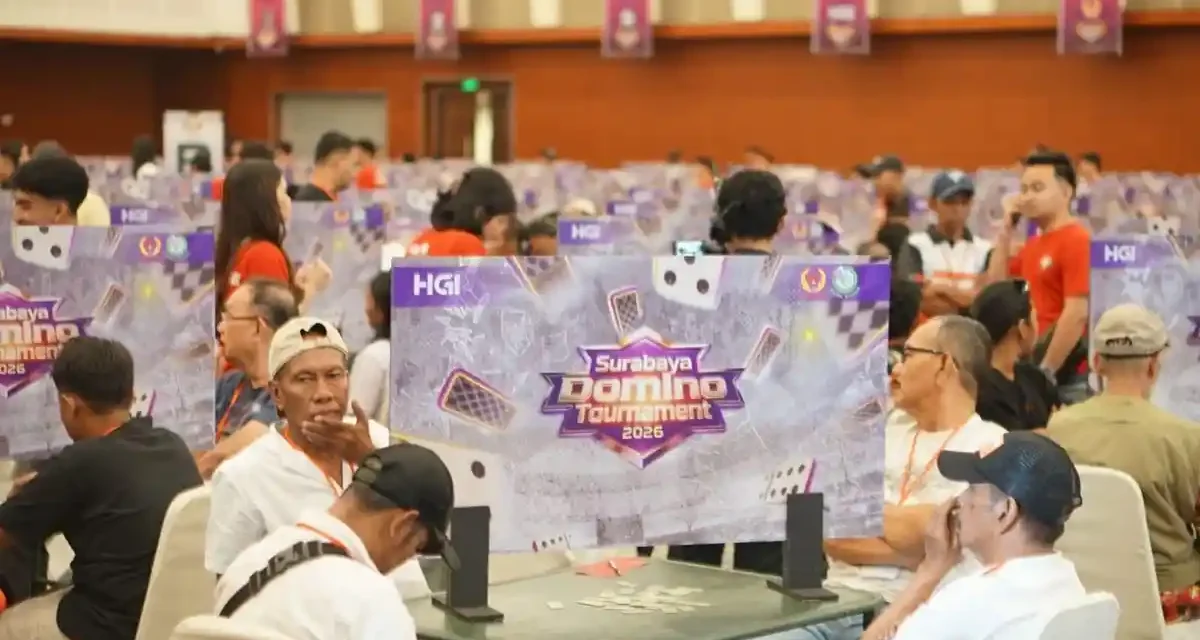 Antusias Tinggi! Turnamen Domino Diikuti Atlet Dari 17 Provinsi