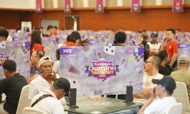 Antusias Tinggi! Turnamen Domino Diikuti Atlet Dari 17 Provinsi