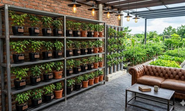 Teras Estetik Dengan Kebun Cabai: Ini Tips Inspirasi Penataannya