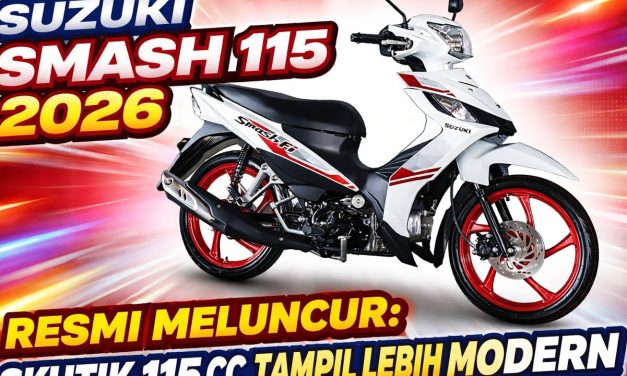 Motor Legendaris! Suzuki Smash 115 Plus ABS Kini Lebih Canggih