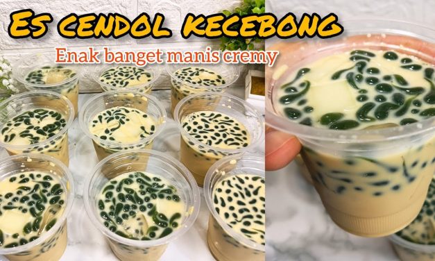Segarnya Cendol Kecebong Santan Gula Aren Buat Nagih