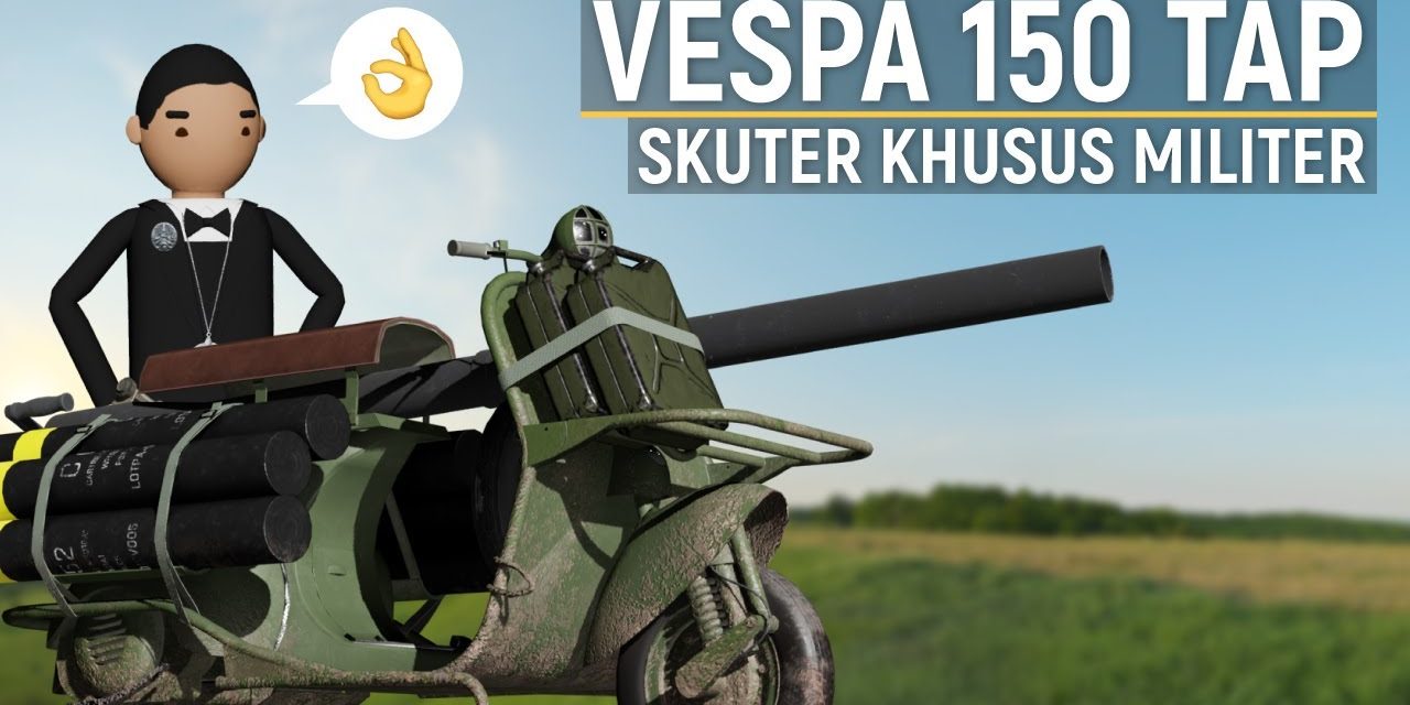 Skuter Vespa Tap 150 Adalah Salah Satu Model Skuter Legendaris